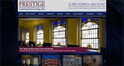 Desktop Screenshot of prestigeconstruction.com